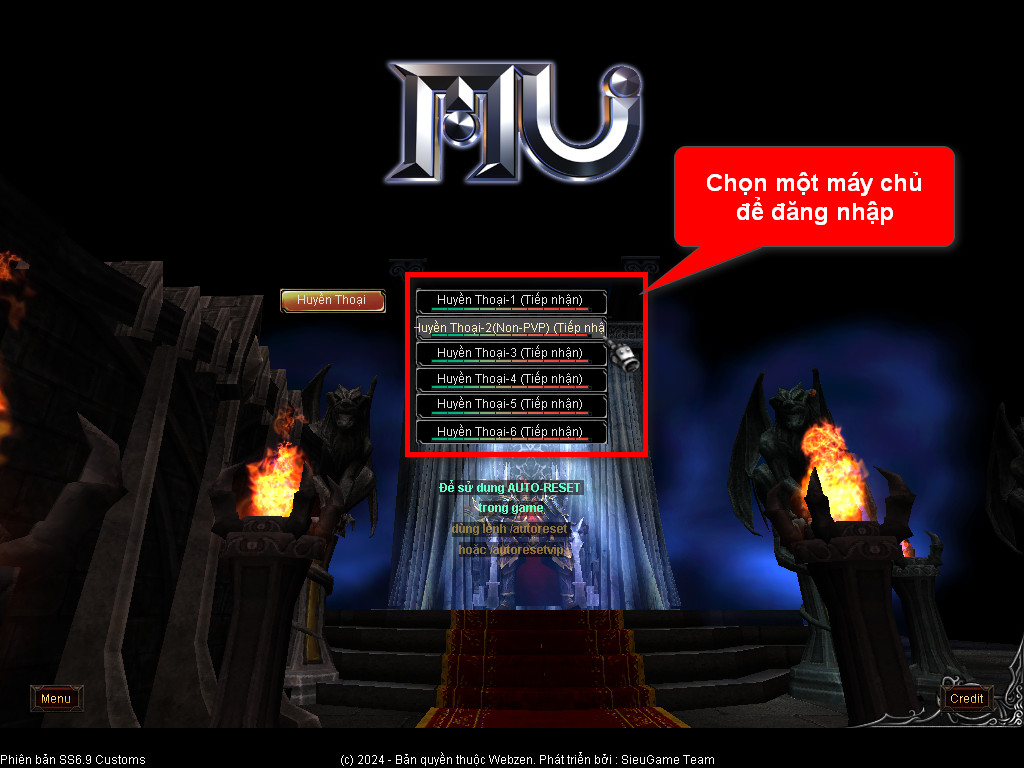 Chức năng chính của Game MU Thiên Ma Chức năng chính của Game MU Thiên Ma